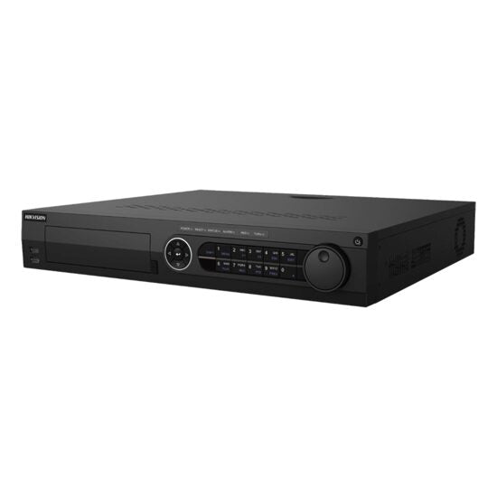 Hikvision iDS-7316HUHI-M4/S digital video recorder with multiple HDMI and VGA ports, used for security surveillance systems