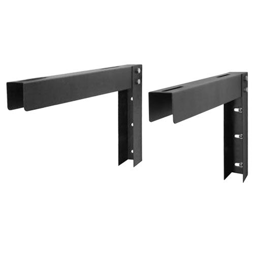 Vertical wall mount brackets for sturdy support, designed by My Store, ideal for securely mounting shelves or panels on walls.