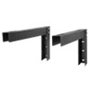 Wall mount brackets by My Store, sturdy metal brackets for supporting shelves or fixtures, shown mounted on a wall.