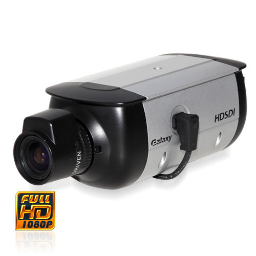 Galaxy 2.2MP 1080P HD-SDI WDR box camera with dual power, featuring full HD resolution and wide dynamic range.