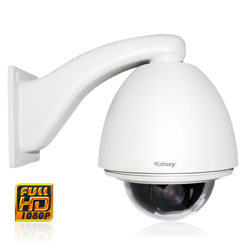My Store Galaxy 2.0MP 1080P HD-SDI PTZ Camera with 20x zoom, featuring full HD resolution and adjustable pan-tilt-zoom.
