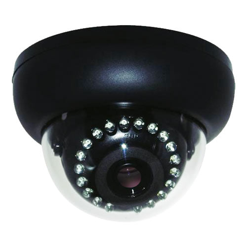 My Store Galaxy 700TVL WDR IR indoor dome camera with night vision and wide dynamic range, mounted on a ceiling.
