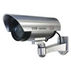 Dummy Indoor/Outdoor Security Bullet Camera with Red Flashing LED Light