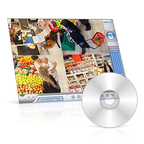 Software license for third-party NVR and IP camera systems, compatible with My Store security surveillance solutions.
