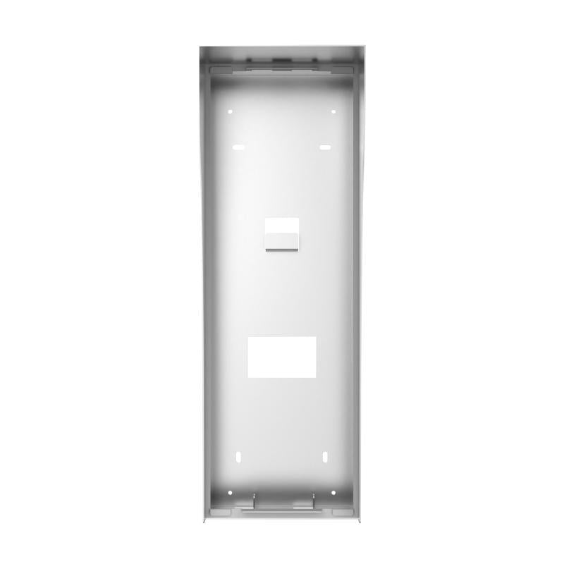Galaxy Security Hikvision DS-KABD9203-RS mounting bracket for security cameras, shown installed on a wall with screws and hardware.