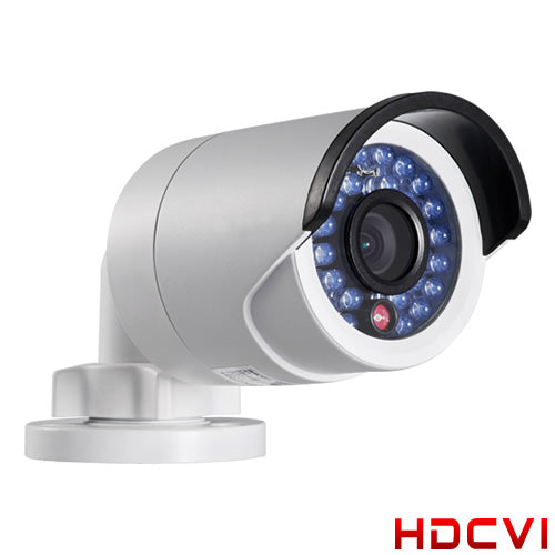Galaxy 720P HD-CVI IR outdoor bullet security camera with infrared night vision and weatherproof design.