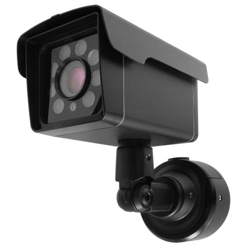 Galaxy 1080P HD-TVI IR outdoor bullet security camera with 6-50mm lens, weatherproof design for surveillance.
