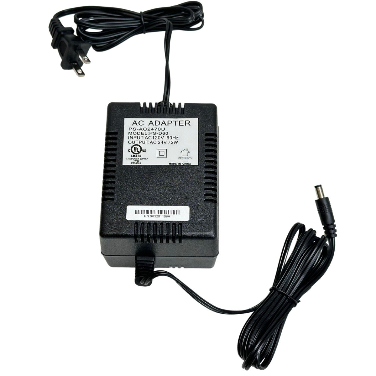 MileSight AC 24V 3A Power Adapter - MS-POWER-ADAPTOR-AC-3A