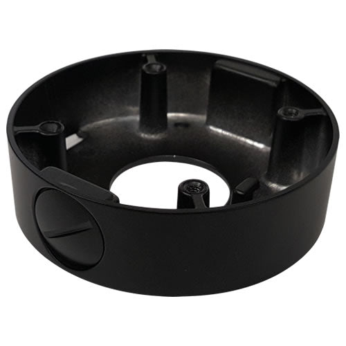 Deep base for IR eyeball dome light compatible with TVI44 series, showcasing a sleek, durable metal mounting component.