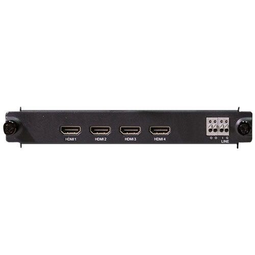 My Store Galaxy Pro Series HDMI Decoder card, compact electronic component with ports for high-definition video decoding.