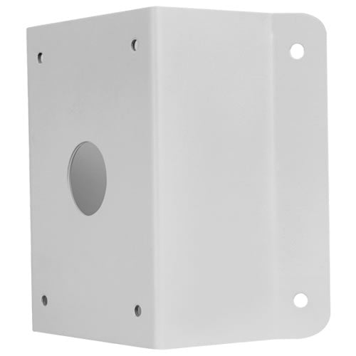 Galaxy Pro Series corner mount for PTZ dome cameras, durable metal bracket for secure installation in surveillance systems.