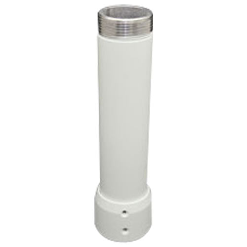Galaxy Pro Series 200mm pendant rod for PTZ and dome cameras, black metal mounting accessory with adjustable length