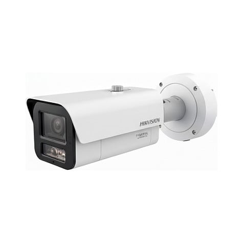 Hikvision 8MP Bullet IP Camera with 2.8-12mm lens, high-resolution security camera for outdoor surveillance