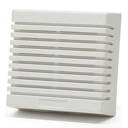 Dual-Tone Surface Mount Siren, 6-12VDC, 350mA, 105dB Sound Pressure Level, 4" 2" 4", ABS Plastic, 15W
