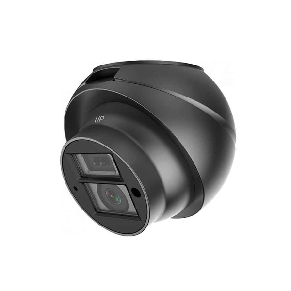 Hikvision 2MP vehicle analog security camera AE-VC222T-ITS with 2.1mm lens, mounted outdoors for vehicle surveillance.