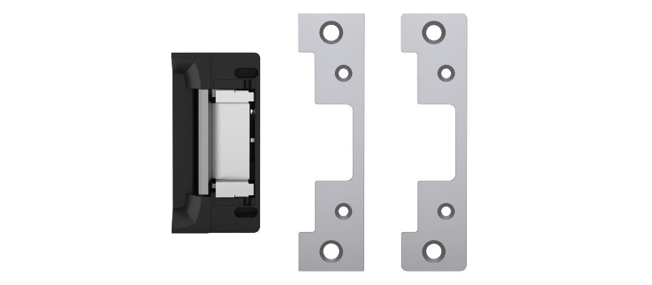 HES 5200C complete latchbolt lock pac showing the assembled lock components for security hardware.