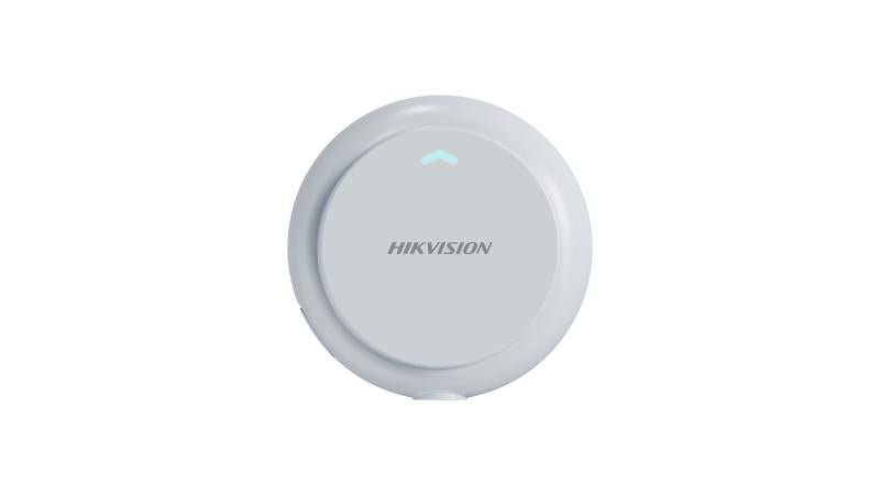 Galaxy Security Hikvision radar device DS-TDSB00-EKT mounted on wall showing sensors and antenna for motion detection.