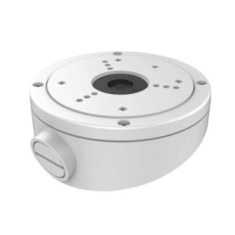 Hikvision mounting bracket made of ABS plastic, designed for security cameras, with a sturdy, adjustable mounting arm.
