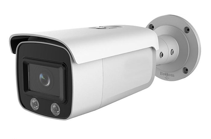 4MP  H.265+ Full Color in Night Vision Fixed Bullet Network Camera