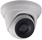 Galaxy Security 8MP TVI turret camera with 2.8mm lens in white, showing the dome-style security camera.