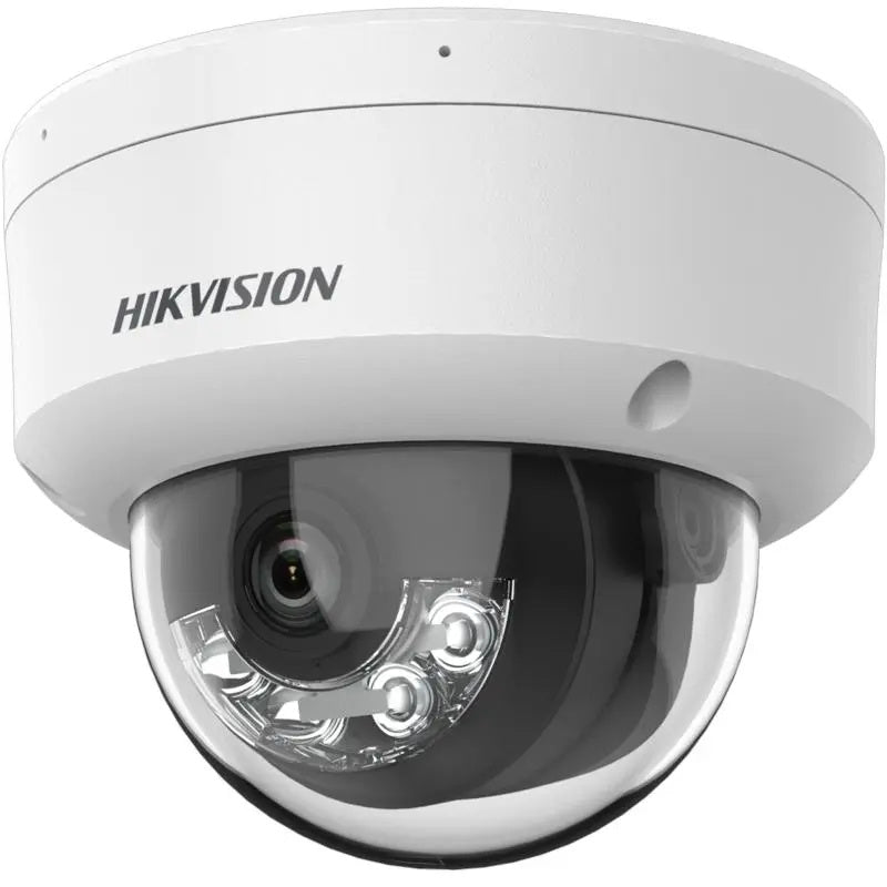 Hikvision 4MP Dome IP Camera DS-2CD3146G2H-LISU with 4mm lens, black security camera for surveillance, from Galaxy Security