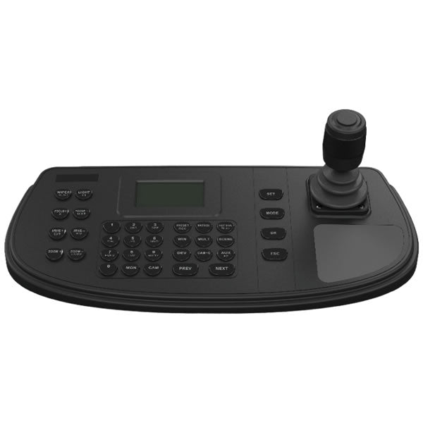 Galaxy Platinum Network PTZ joystick keyboard with control buttons and ergonomic design for seamless camera operation.