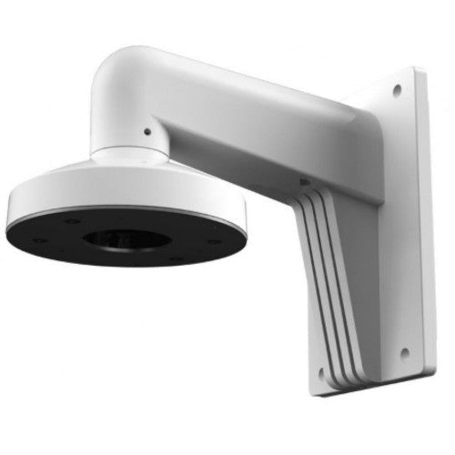 Hikvision DS-1273ZJ-130B mounting bracket for security cameras, shown with adjustable arm and wall mount base.
