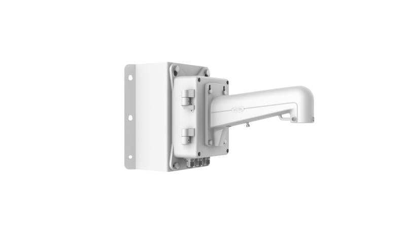 Corner mount bracket by My Store, shown in black, designed for secure installation in corners of various structures.