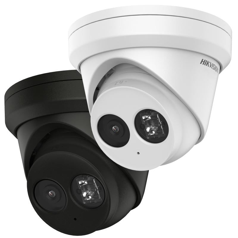 Hikvision DS-2CD2383G2-IU 4K/8MP AI IR fixed IP turret camera with 4mm lens, outdoor security camera with night vision