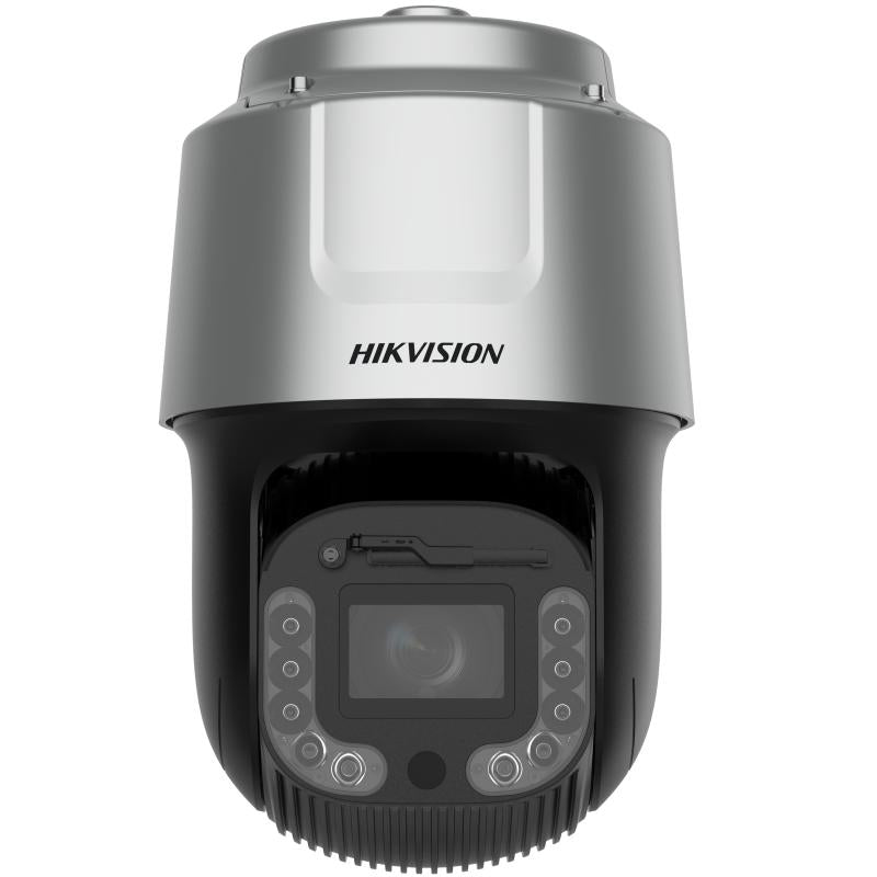 Hikvision 8MP Dome IP Camera DS-2DF8C842IXG1-ELWY with high-resolution lens and sleek dome design for surveillance security.