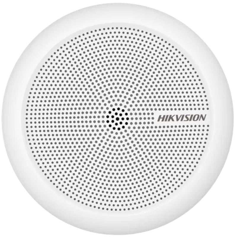 Indoor security microphone by HIKVISION, compact device with built-in microphone for clear audio capture in surveillance systems.