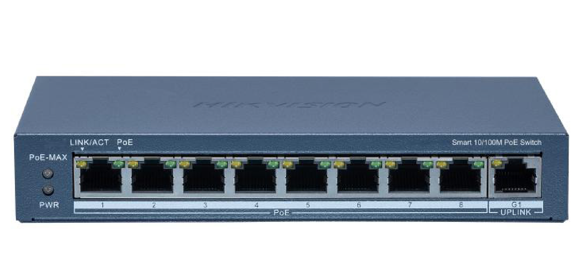 Hikvision OEM DS-3E1309P-EI(O-STD)/USA 8 Port Fast Ethernet Smart POE Switch