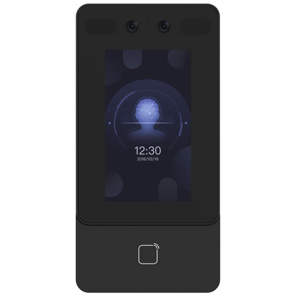 Galaxy Platinum Value Series face access terminal by My Store with dual camera and biometric scanner for secure access.