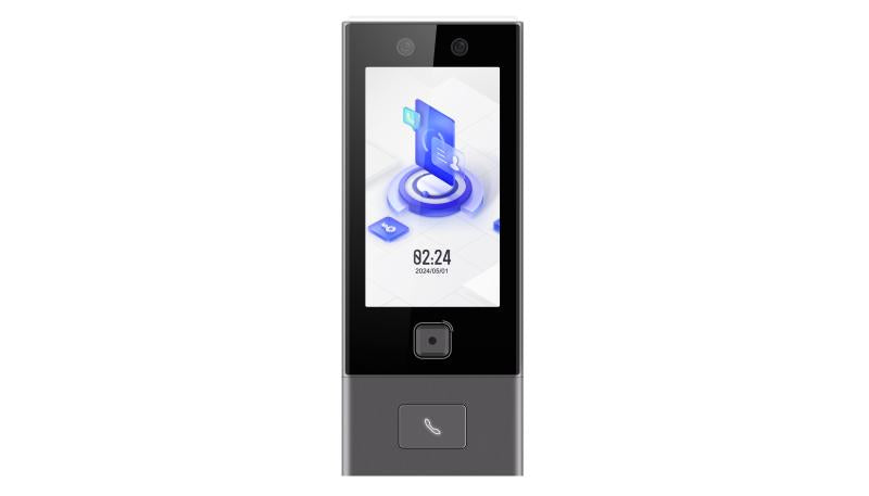 Hikvision Galaxy Security access control device DS-K1T670MWX-WBQR with keypad and card reader for secure entry management.
