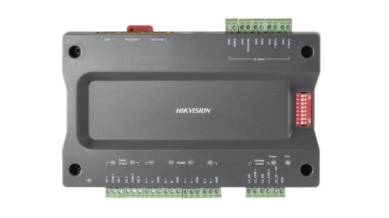HIKVISION Elevator Master Controller DS-K2210 device with control panel and display for building access management