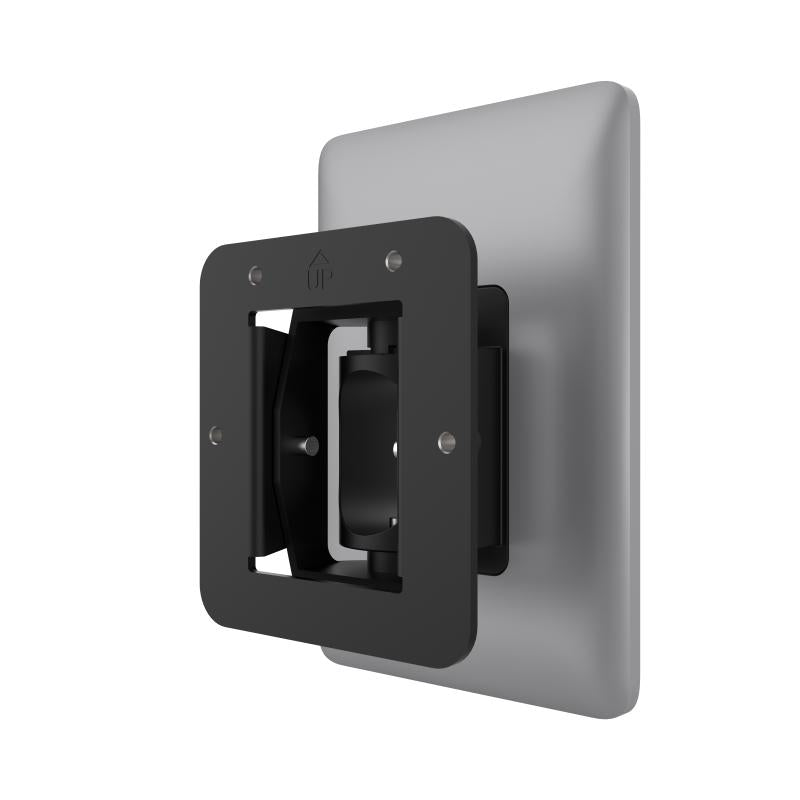 HIKVISION bracket DS-KAB6-W1 mounted on a wall, designed for secure installation of security devices or cameras.