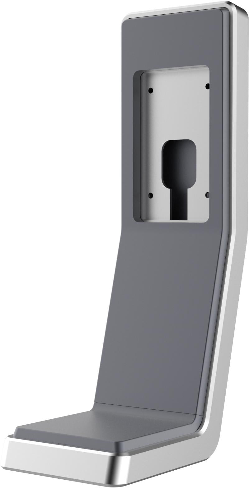 HIKVISION swing barrier bracket DS-KAB607-B1 mounted on a security gate for barrier support and installation.