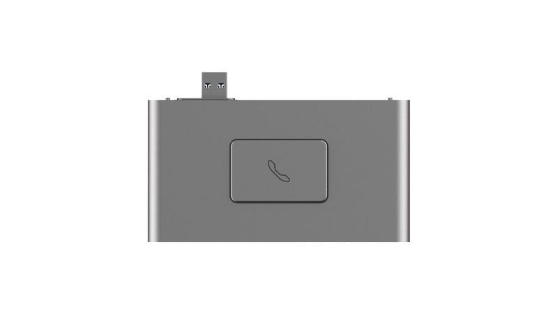 HIKVISION DS-KAB670-WB peripheral module, white with ports and connectors, designed for security system integration.
