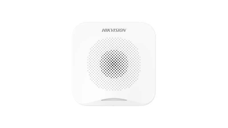 Galaxy Security Hikvision DS-PS201-WA wireless indoor sounder, blue with mounting brackets and indicator lights.