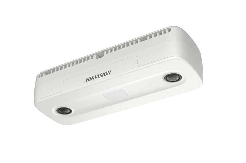 Hikvision 2MP Specialty IP Camera DS-2CD6825G0/C-IS with 2mm lens, mounted on wall, capturing surveillance footage.