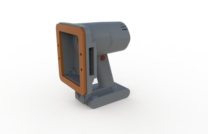 Galaxy Security Hikvision LED display tool DS-D42MF2B(O-STD) shown in the image with buttons and display interface.