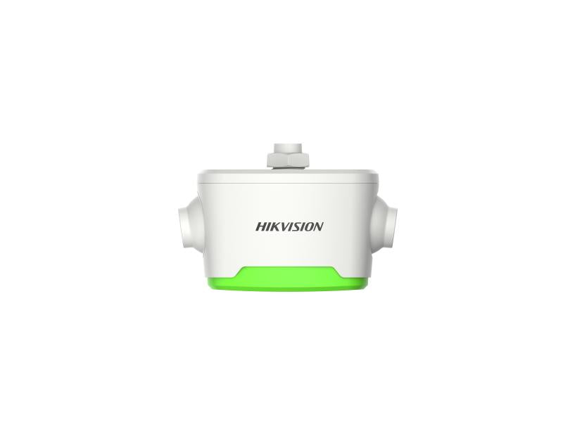 Hikvision 4MP parking guidance camera DS-TCP440-DB mounted on a parking lot ceiling for vehicle monitoring and guidance.
