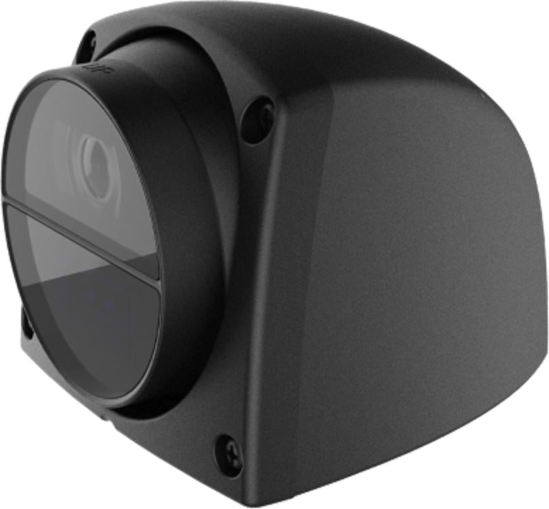 Hikvision 2MP security camera AE-VC224T-IT with 2.8mm lens, mounted outdoors, black housing, designed for surveillance.