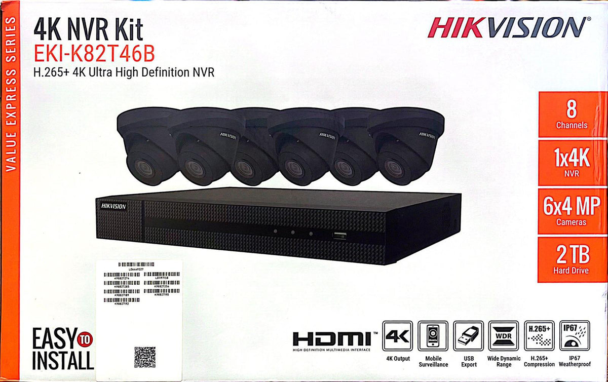 Galaxy Security Hikvision EKI-K82T46 power supply unit with multiple output ports and compact design for security system installation