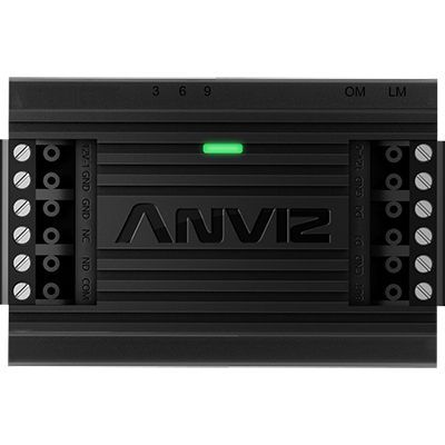 Anviz Access Controller GX-AC-SC011, a compact device with setup interface for managing door-open privileges.