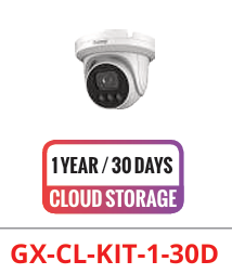 Galaxy Cloud Based IPC 4K security camera kit by My Store showing a sleek 4K video surveillance device with mounting hardware.