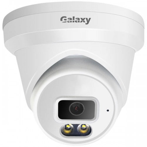 Galaxy Color-V 8MP AI Dual Light Fixed Turret IP Camera with Mic