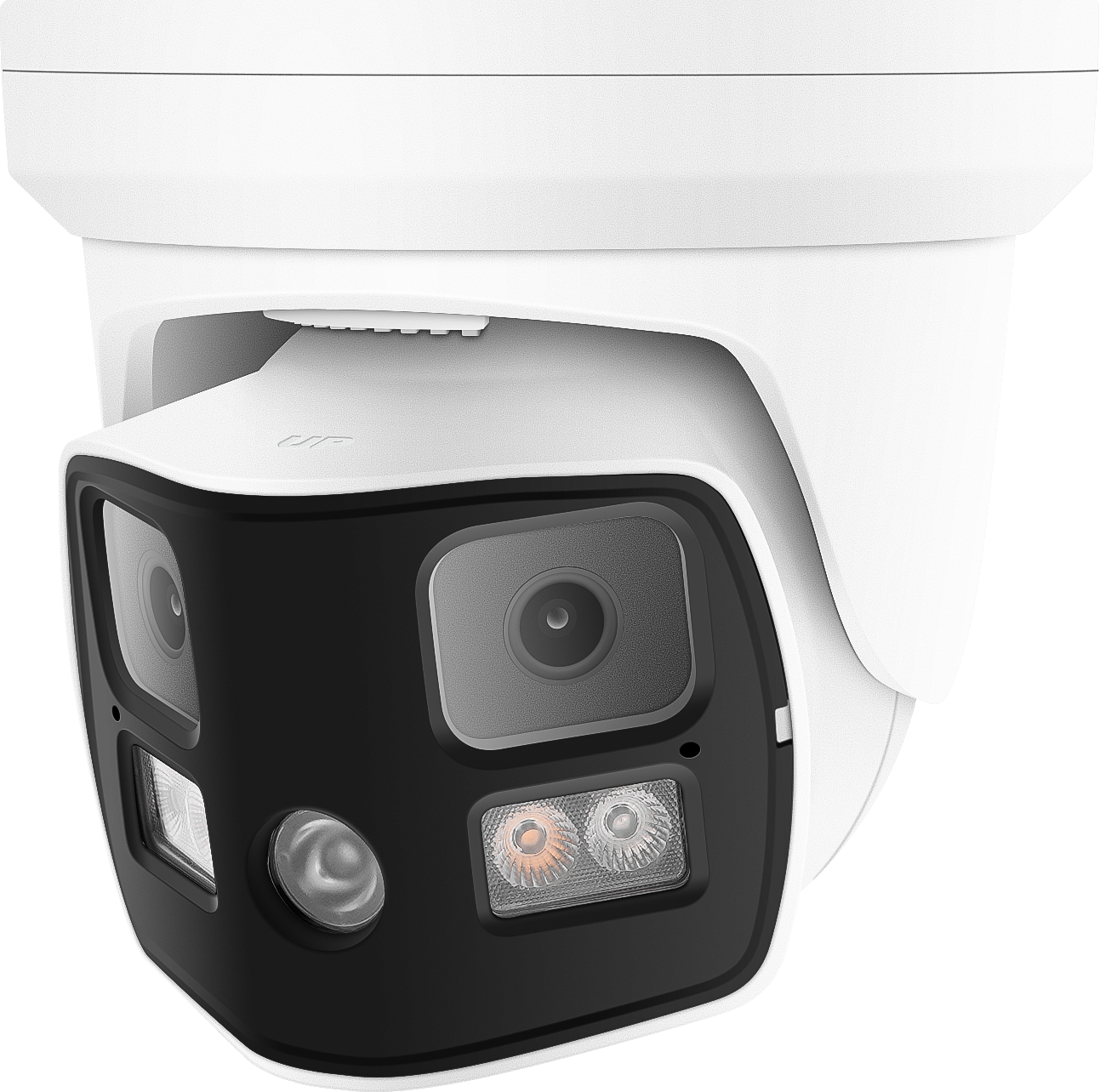 Galaxy CV Series NDAA 8MP/4K security camera from My Store, showing the black exterior and lens with mounting hardware.