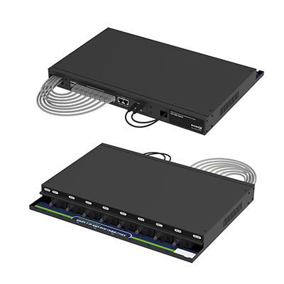 400M (1300ft) PoE and Ethernet over Coax 8Ch Package