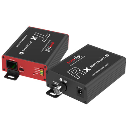 Ethernet over UTP transceiver package with two units, Cat5e compatible, for reliable network extension by My Store.